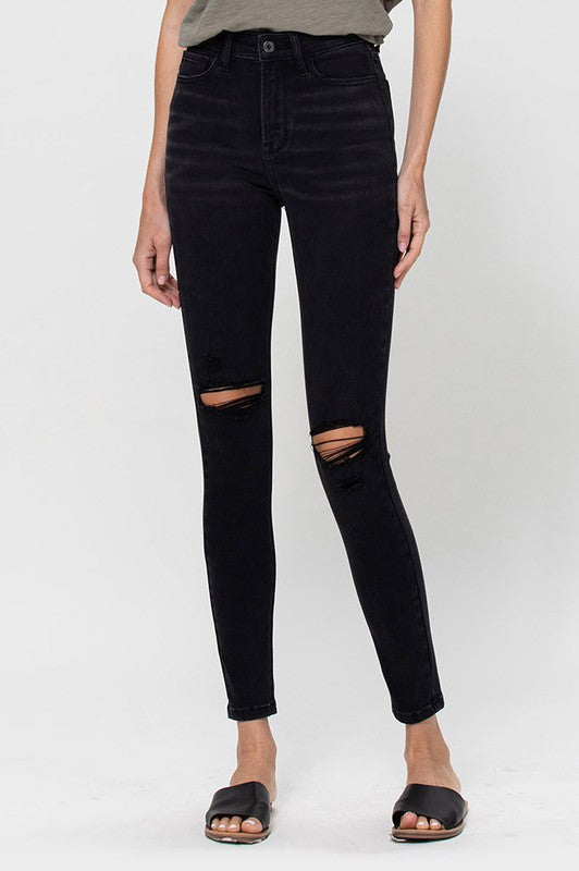 The City High Rise Black Skinny Jeans