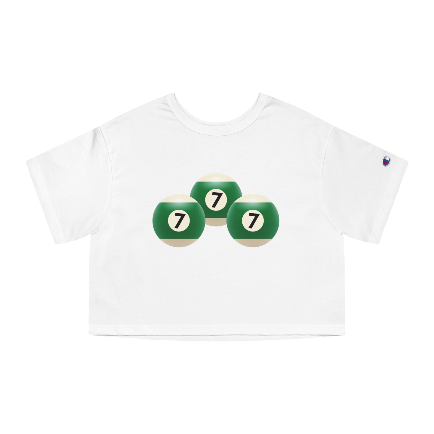 777 Billiard Balls Cropped Tee