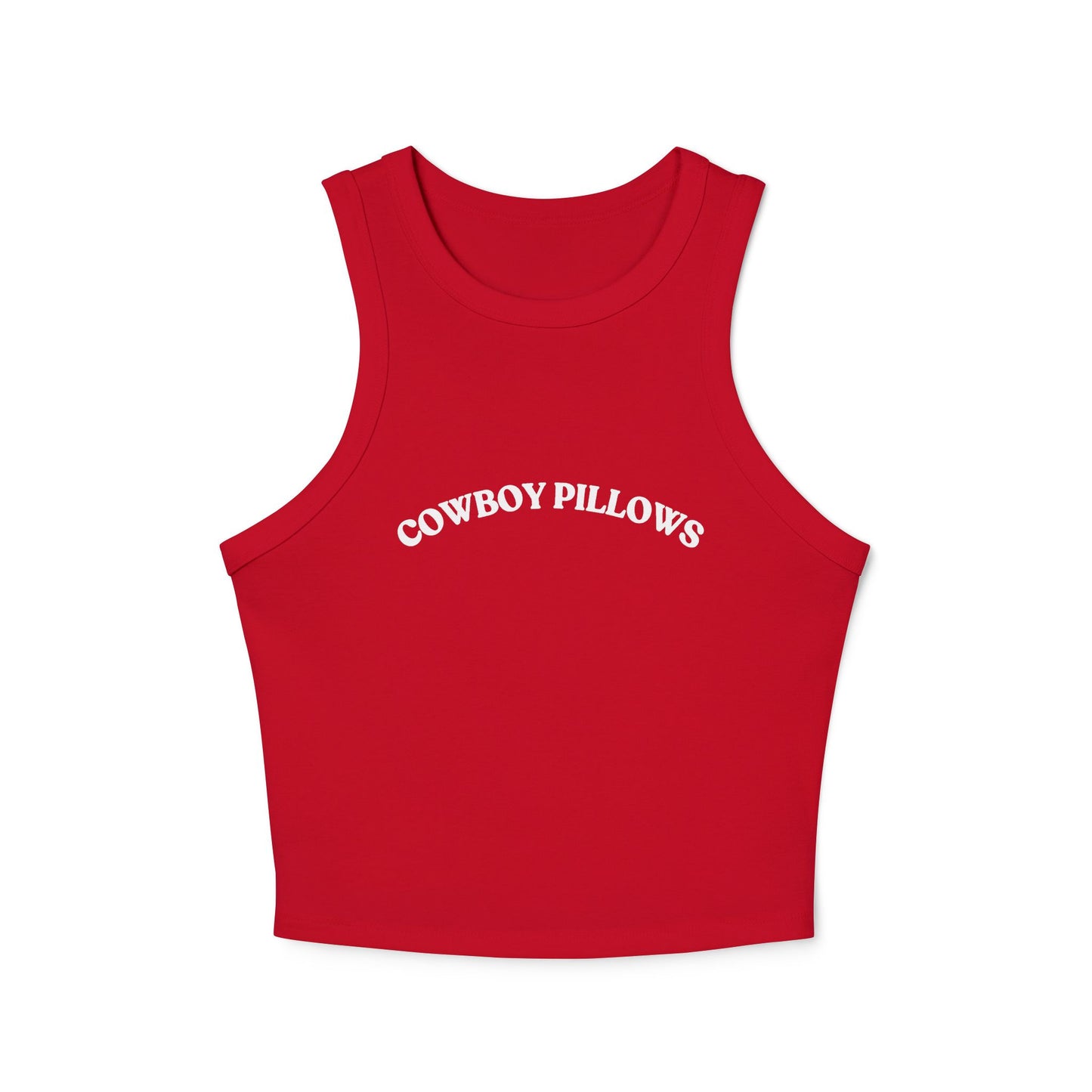 Cowboy Pillows Racer Tank Top