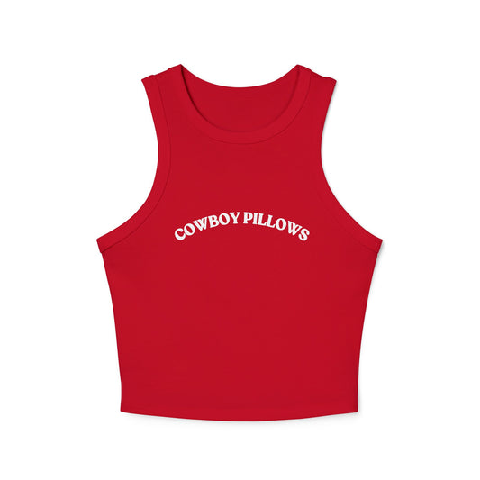 Cowboy Pillows Racer Tank Top