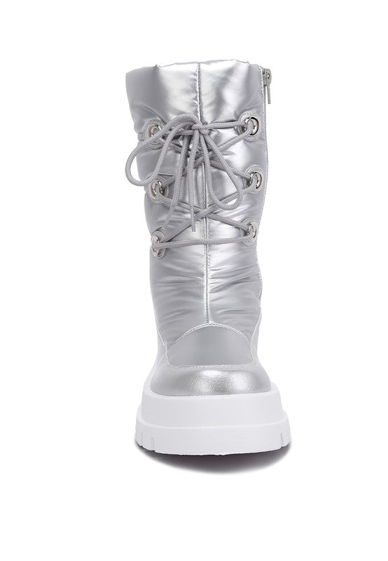 Silver Snowstorm Snow Boots