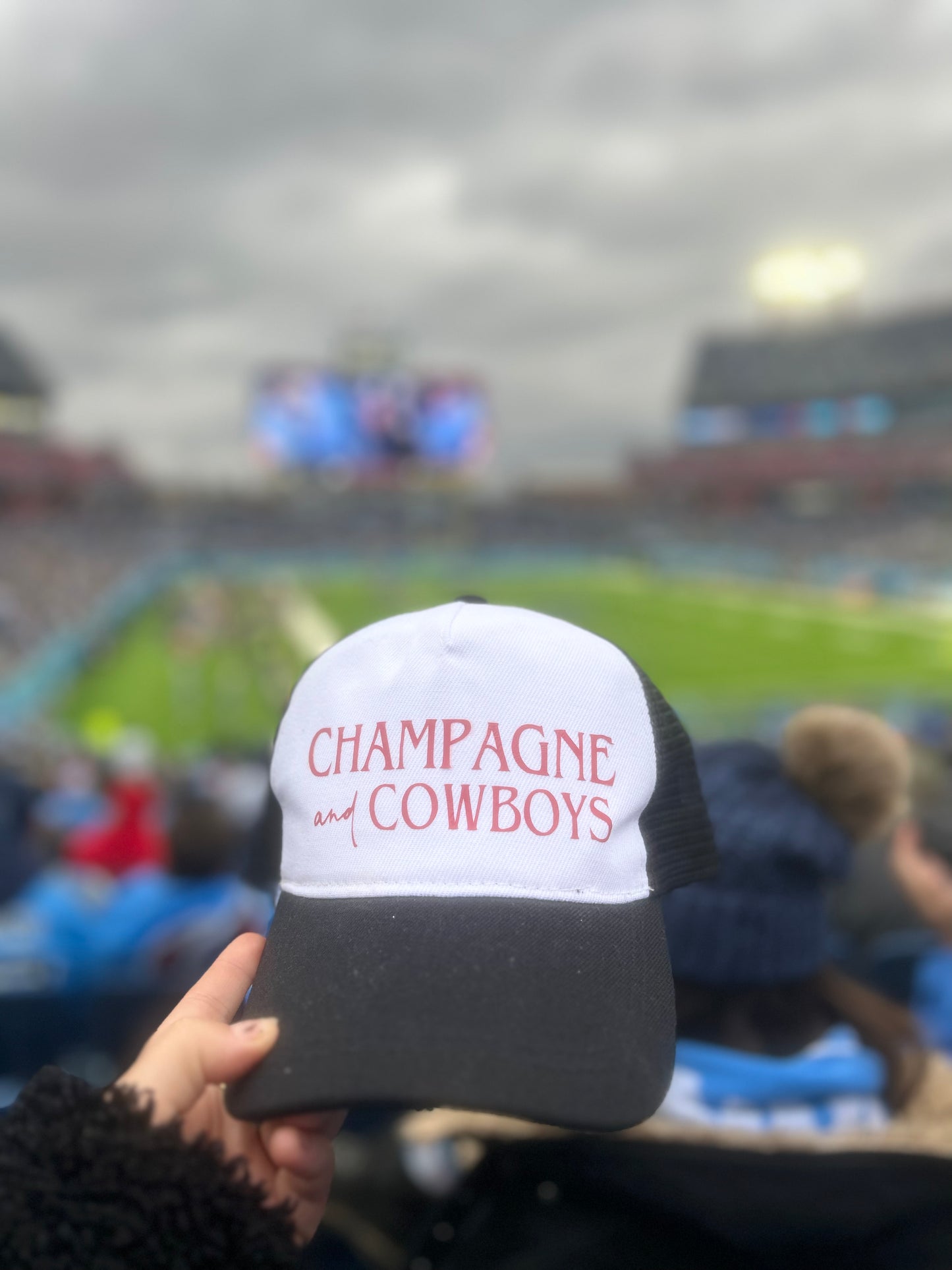 Champagne and Cowboys Trucker Hat