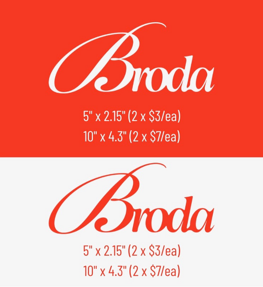 Broda Decals