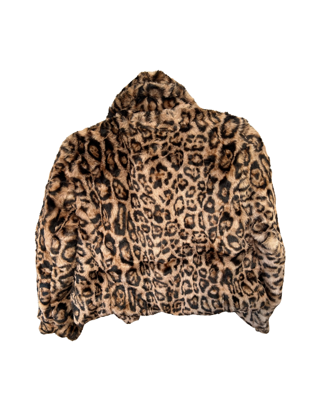 Cheetah Print Faux Fur Jacket