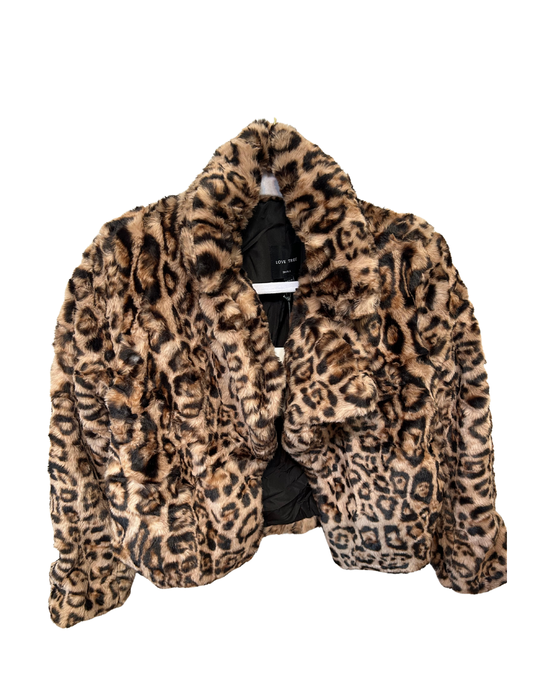 Cheetah Print Faux Fur Jacket