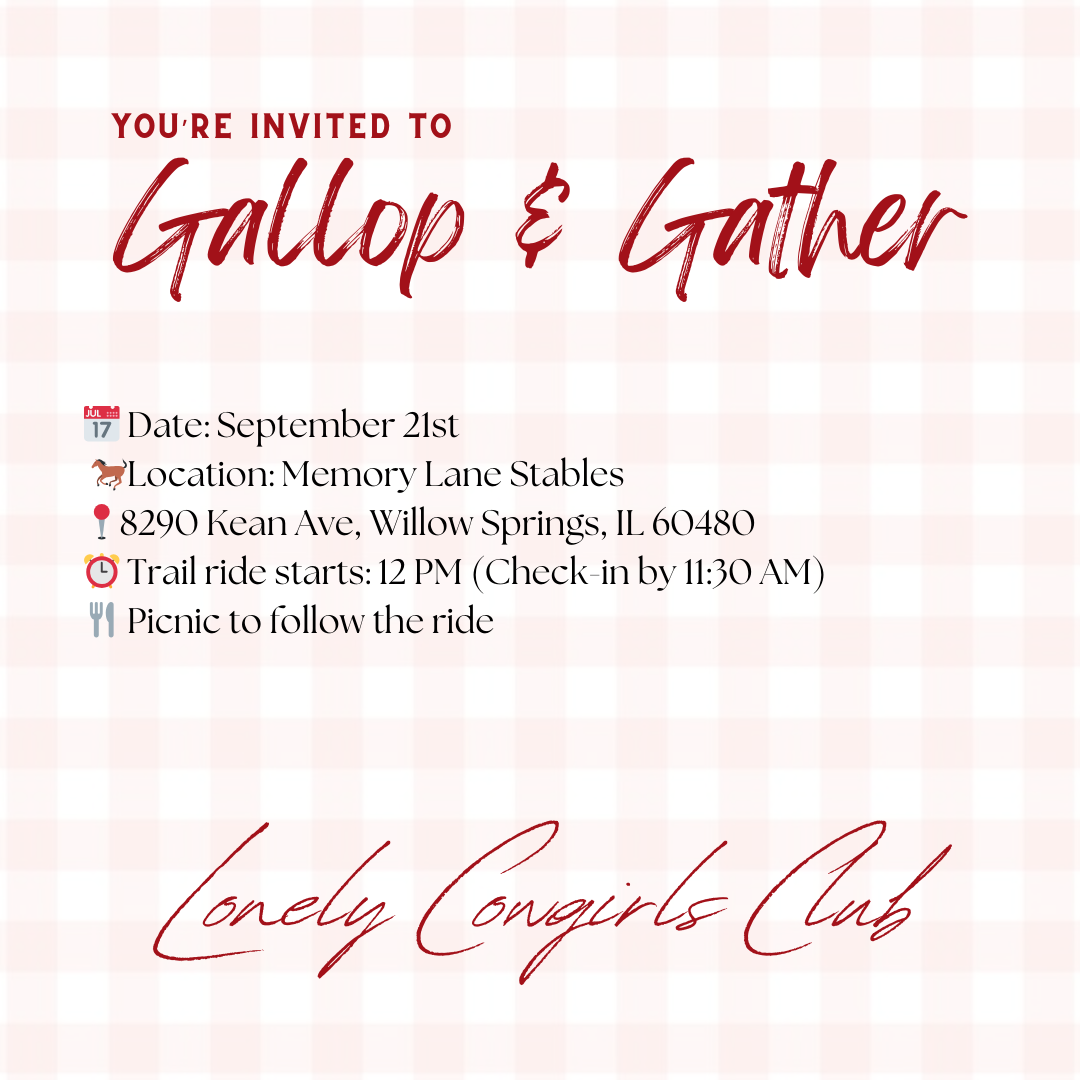 EARLY BIRD Gallop & Gather 9/21