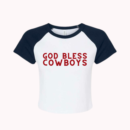 God Bless Cowboys Baby Tee