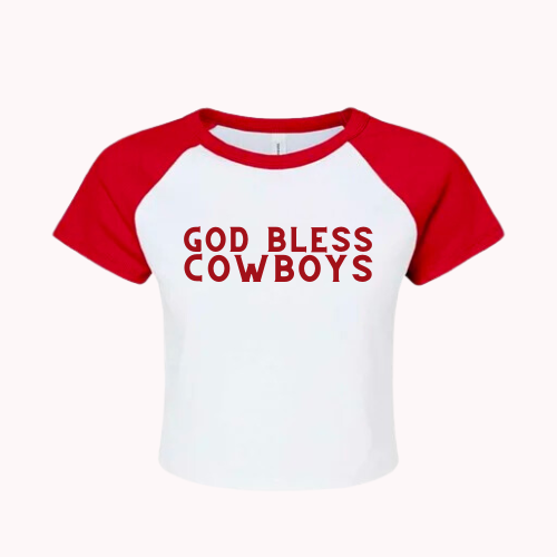 God Bless Cowboys Baby Tee