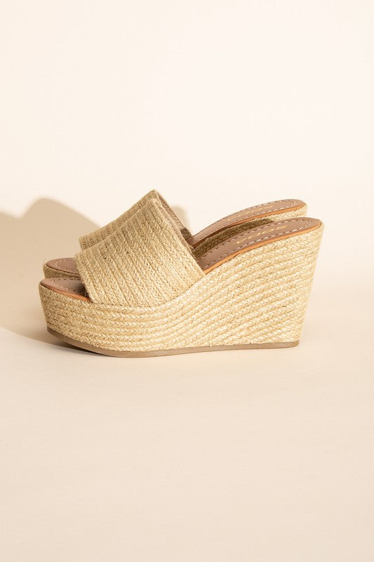 Jute Platform Wedges