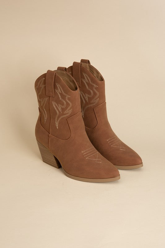 Blazing Short Western Boots