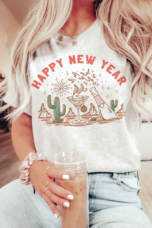 Western Happy New Year Graphic Tee