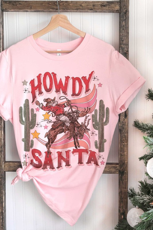 Howdy Santa Graphic Tee