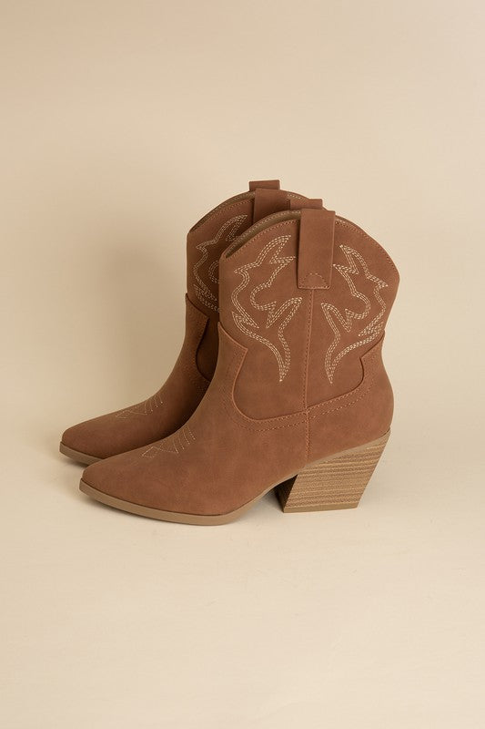 Blazing Short Western Boots