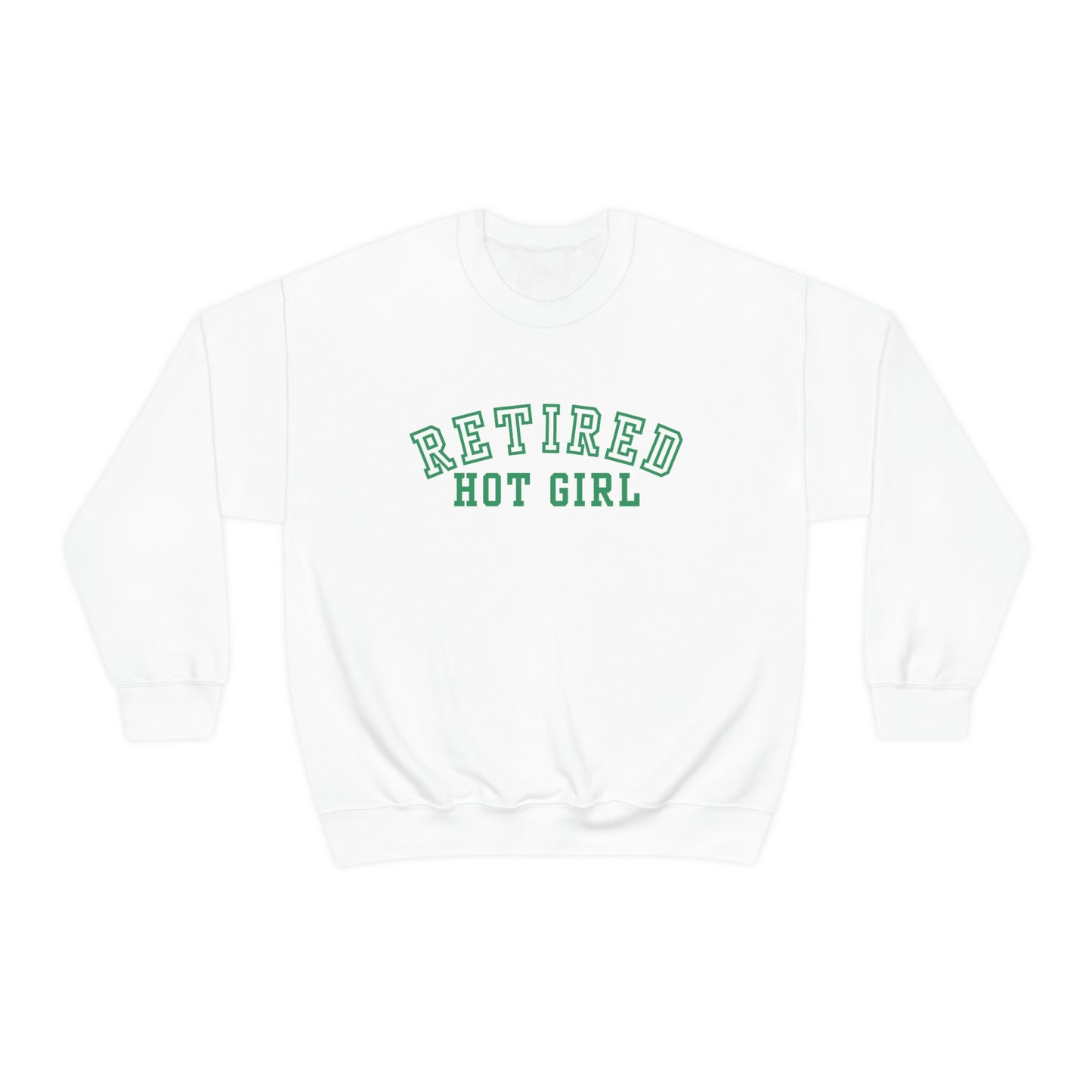 Retired Hot Girl Crewneck - Green