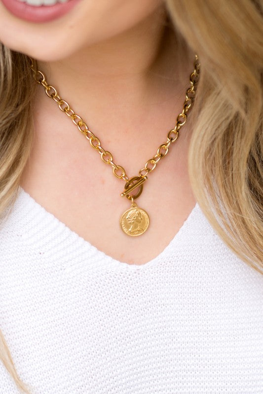 Coin Chain Necklace