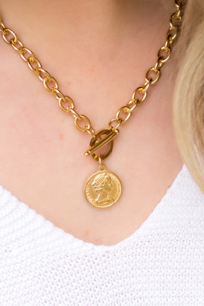 Coin Chain Necklace