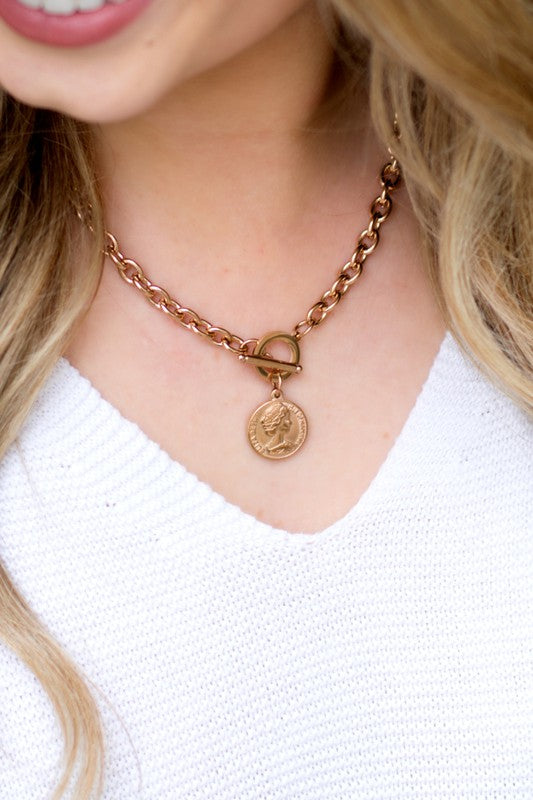 Coin Chain Necklace