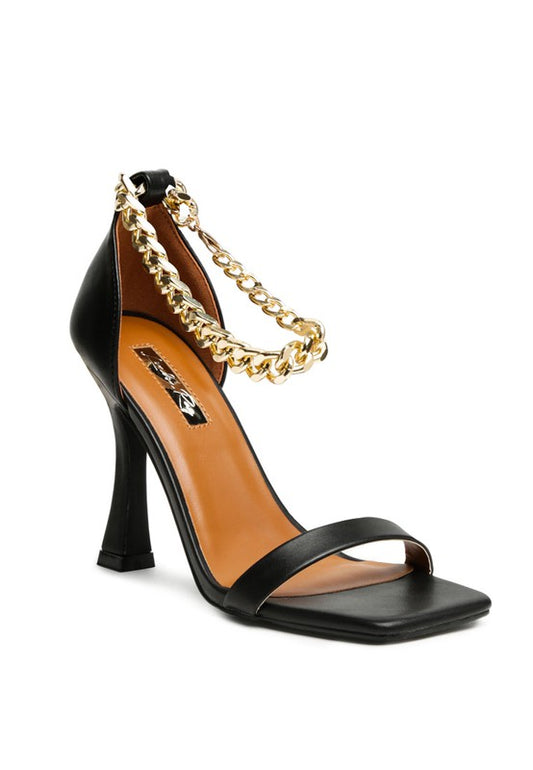 Miami Metal Chain Heel