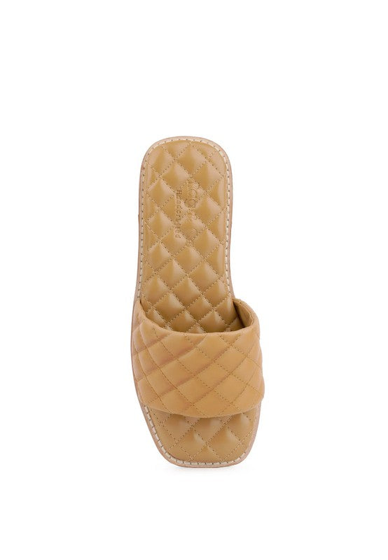 Coastal Comfort Quilted Summer Sandals