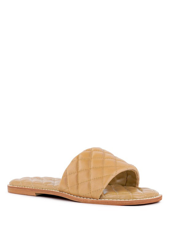 Coastal Comfort Quilted Summer Sandals