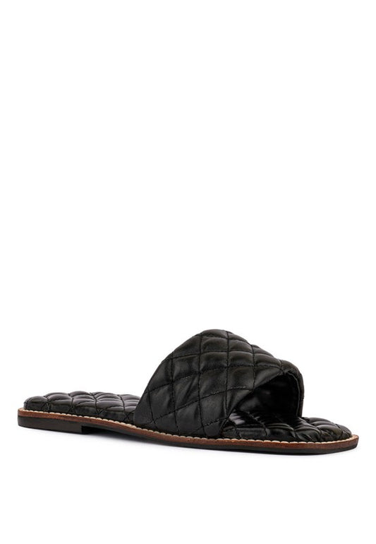 Coastal Comfort Quilted Summer Sandals