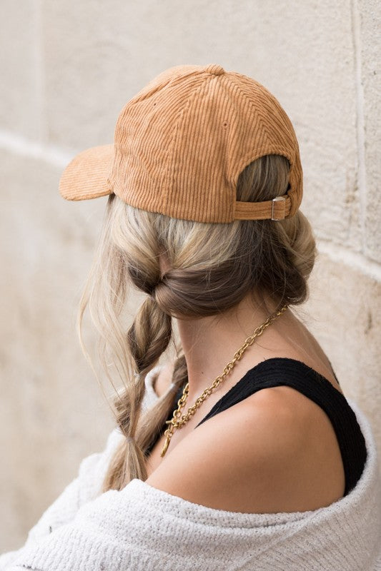 Corduroy Boyfriend Hat