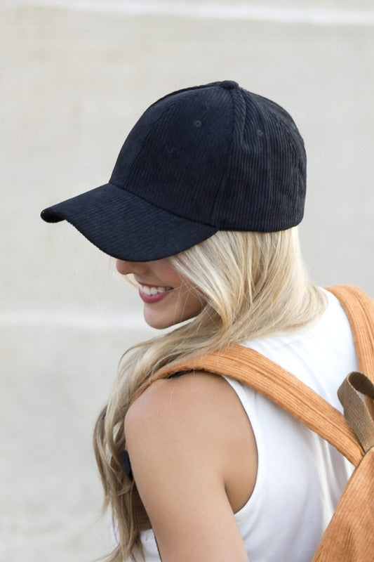 Corduroy Boyfriend Hat