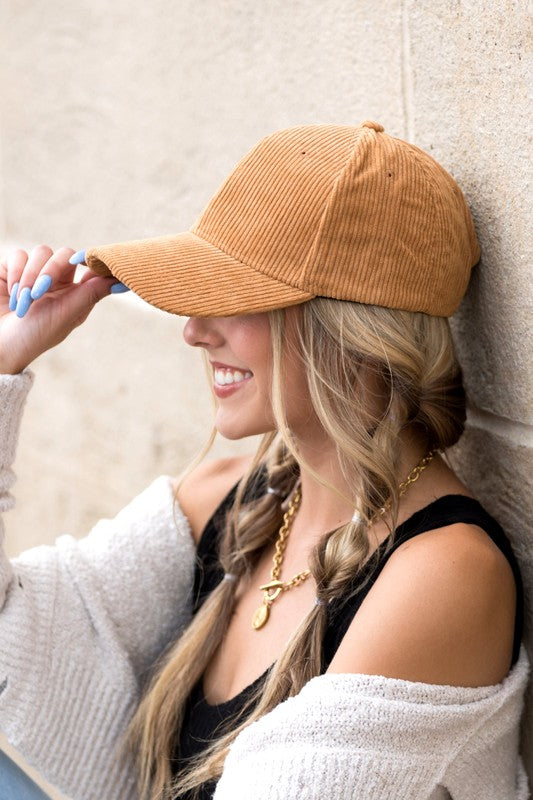 Corduroy Boyfriend Hat