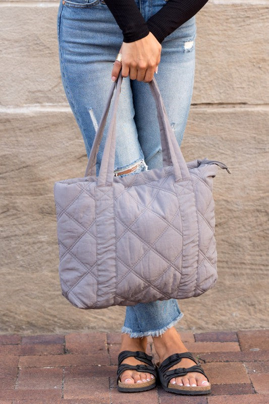 Quilted Tote Bag