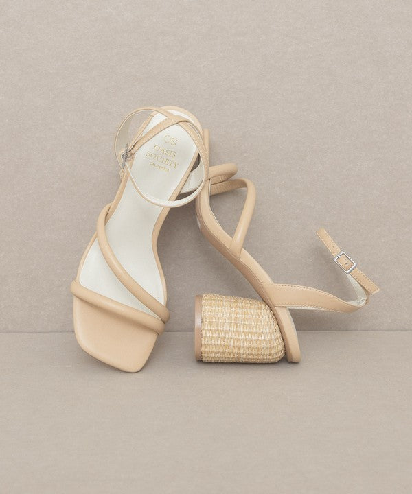 Strappy Wicker Heel