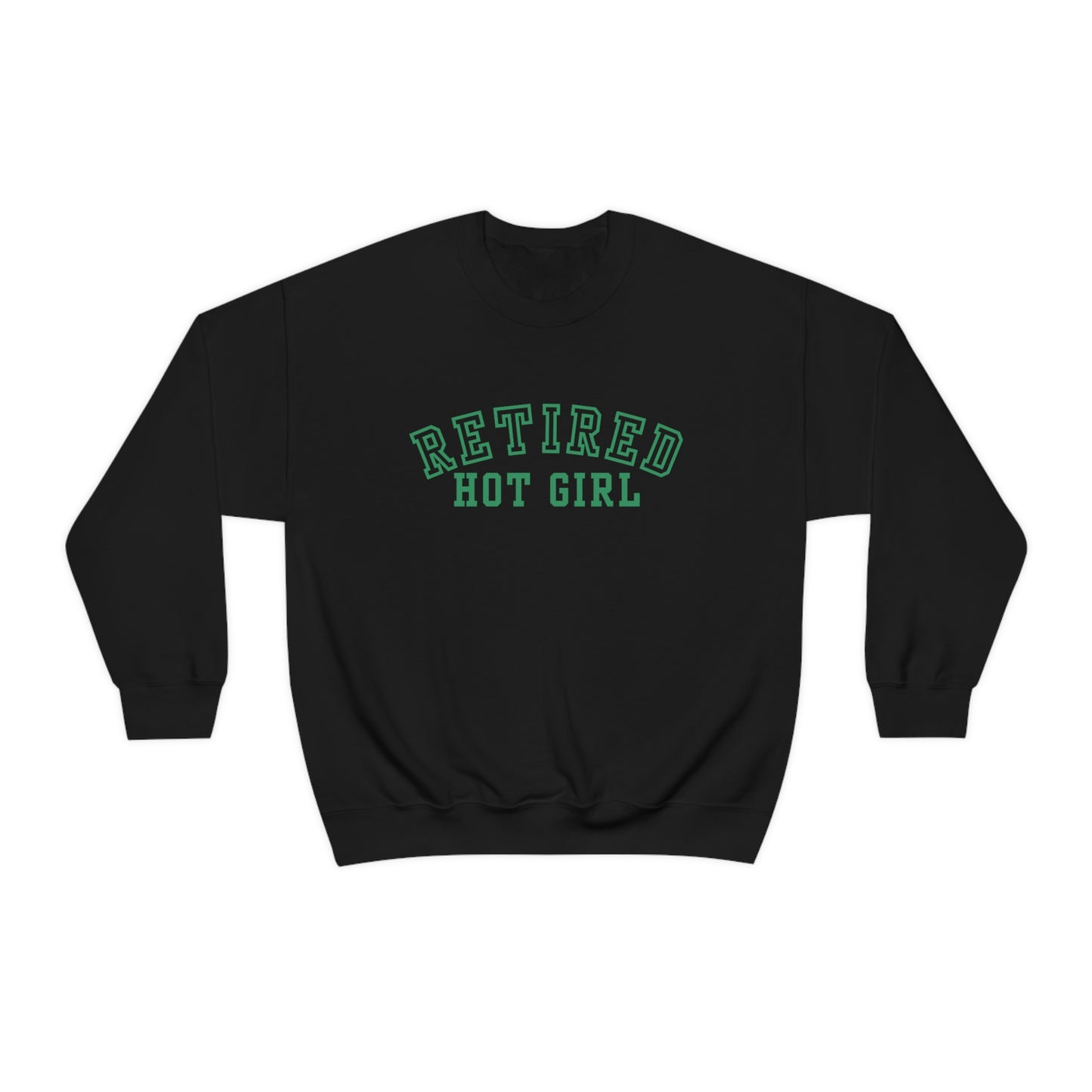 Retired Hot Girl Crewneck - Green