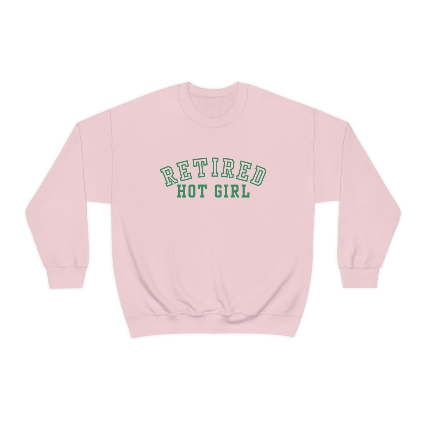 Retired Hot Girl Crewneck - Green