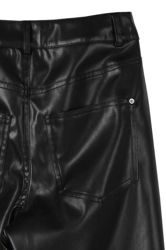 LEATHER PANTS - ANKLE LENGTH