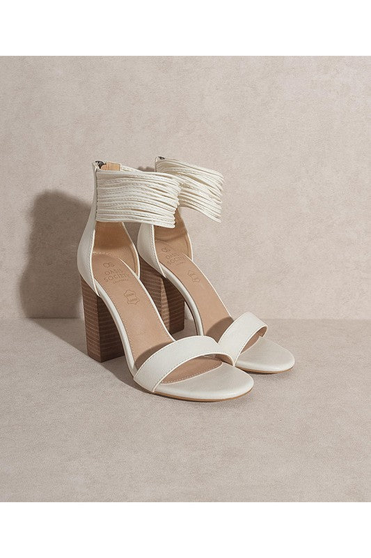 Blair Leather Strappy Heels