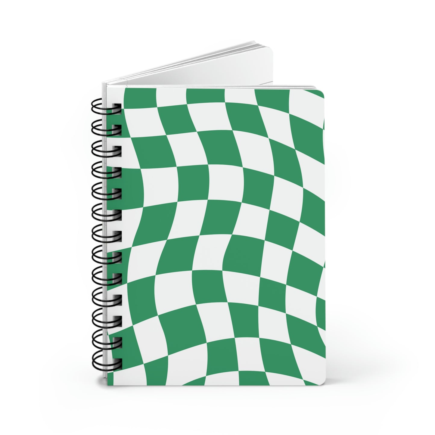 Green Checkered Journal