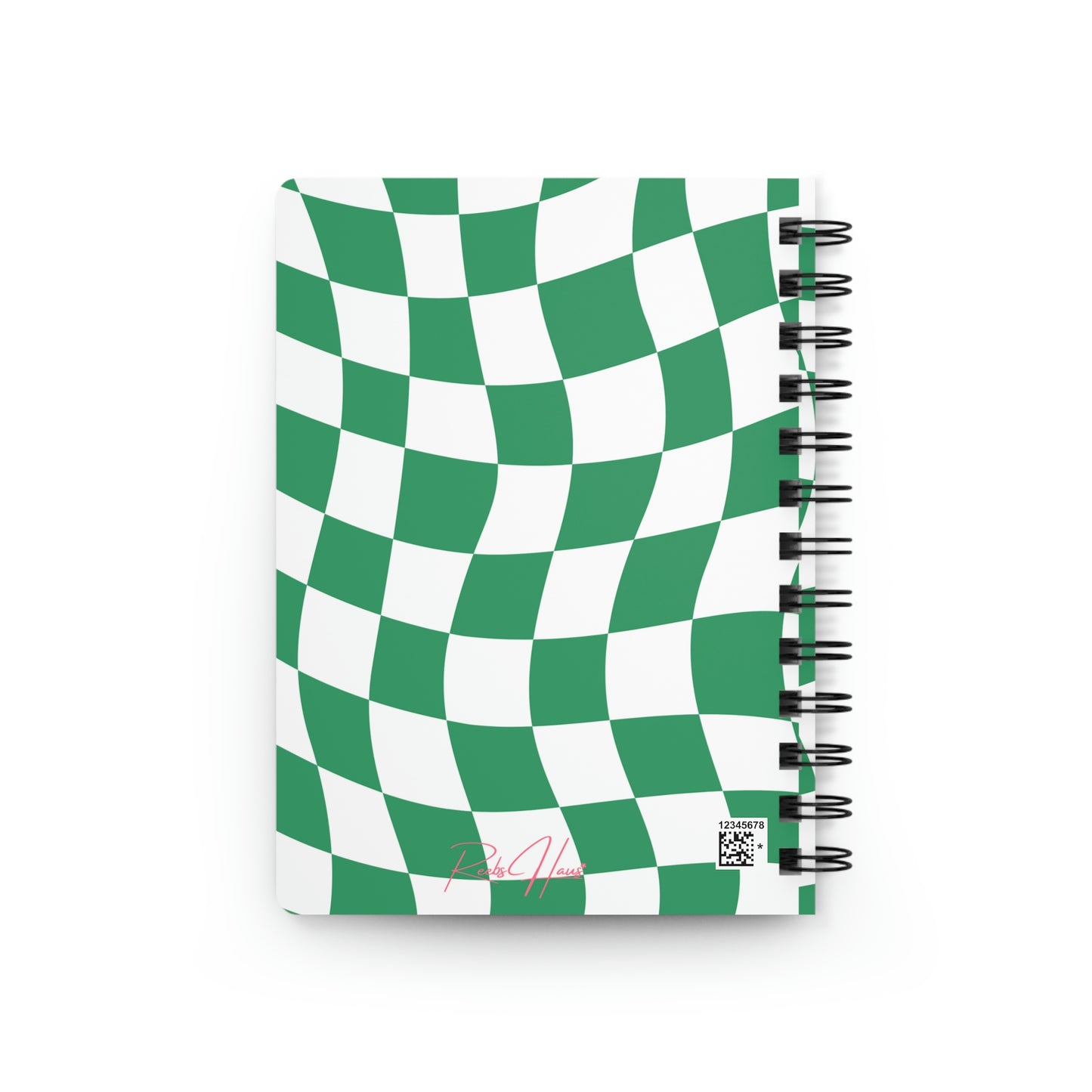 Green Checkered Journal